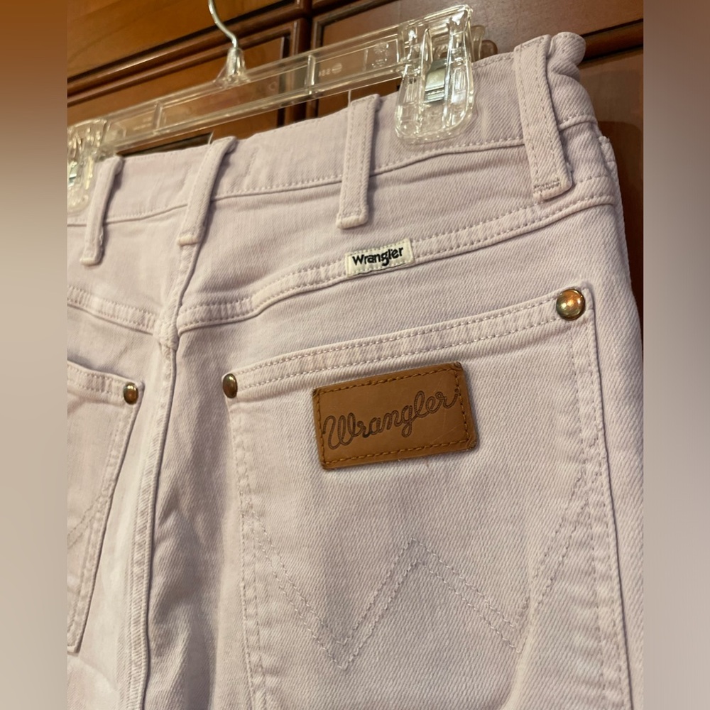VINTAGE Wrangler Light Purple/Lilac Bootcut Jeans - Picture 7 of 16